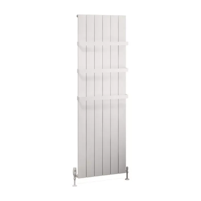 Eastbrook Charlton 1800 x 565 Aluminium Radiator Matt White