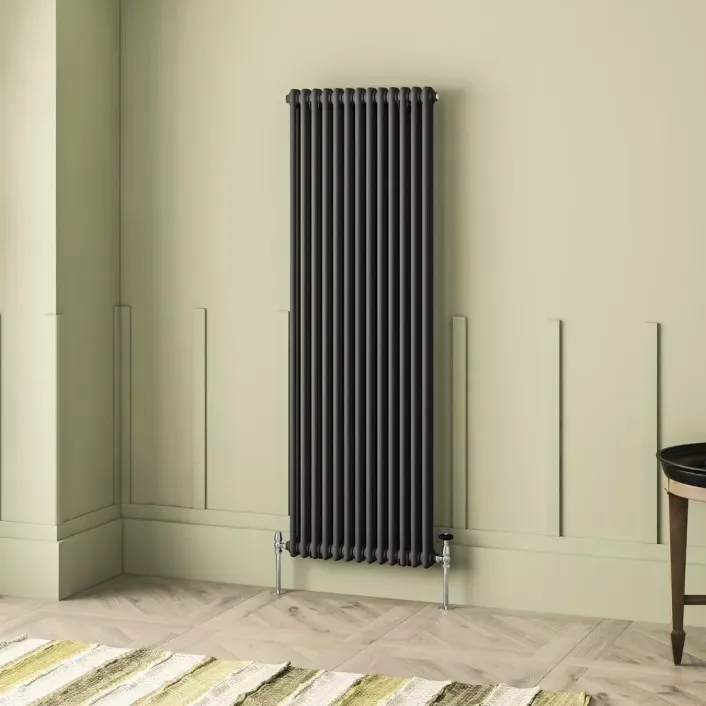 Eastbrook Imperia 2 Column Radiator 1800 x 605mm Matt Anthracite