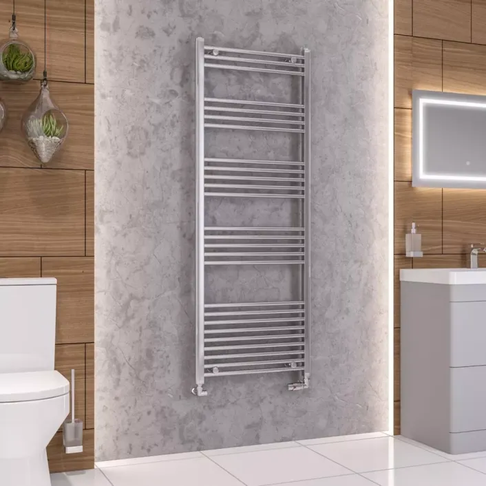 Eastbrook Wendover Straight Multirail 1600 x 600 Chrome