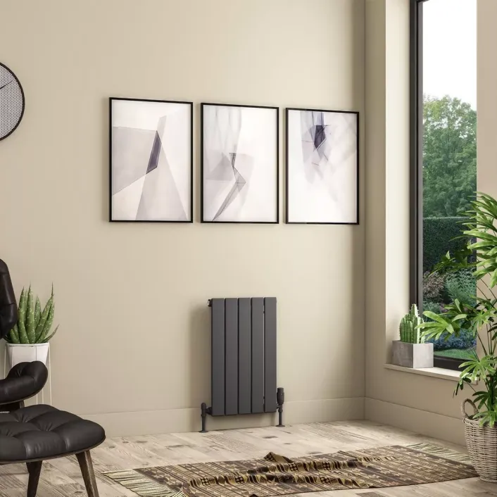 Eastbrook Addington II Radiator 600 x 374 Type10 Matt Anthracite