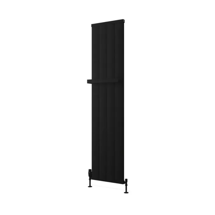 Eastbrook Kingswood Slimline 1800 x 410 Aluminium Radiator Matt Black