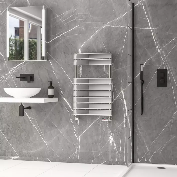 Eastbrook Addington II Towel Rail 790 x 500 Type10 Chrome