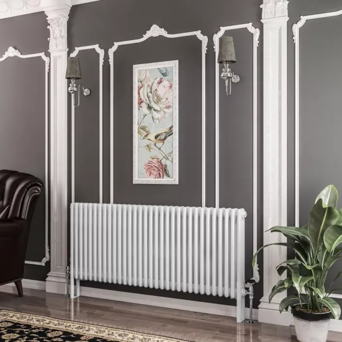 Eastbrook Imperia 3 Column Radiator 600 x 1460mm Gloss White