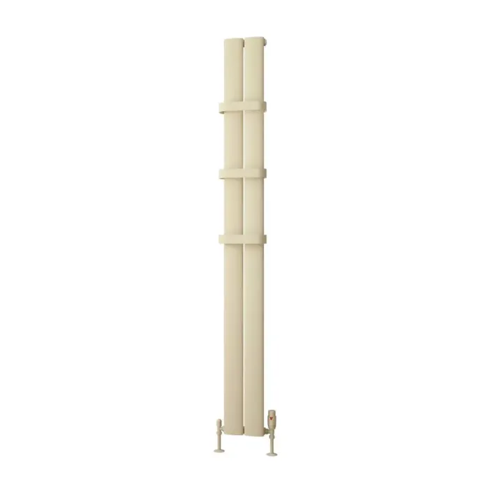 Eastbrook Malmesbury 1800 x 185 Aluminium Radiator Matt Cappuccino