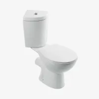 Eastbrook Loire Corner Cistern with Fittings - White