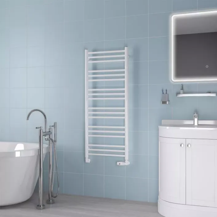 Eastbrook Biava Round 1200x500 Gloss White
