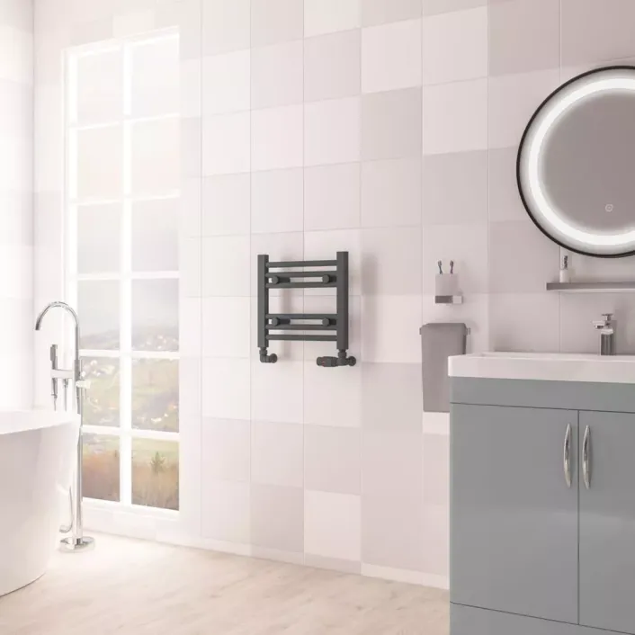 Eastbrook Biava Multirail HV Straight 360 x 400mm Matt Anthracite