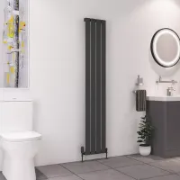 Eastbrook Deddington 1800 x 310 Radiator Matt Anthracite