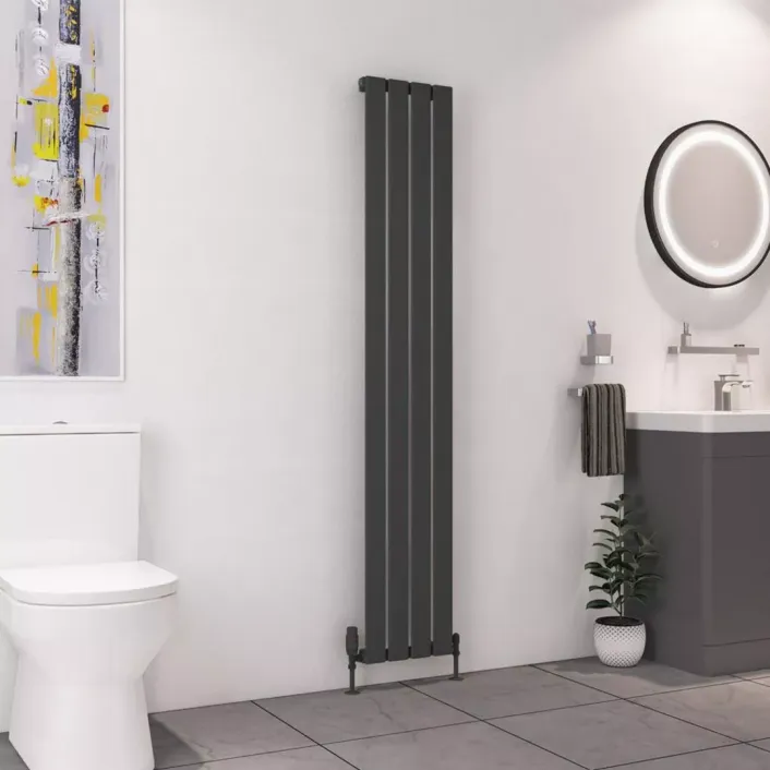 Eastbrook Deddington 1800 x 310 Radiator Matt Anthracite