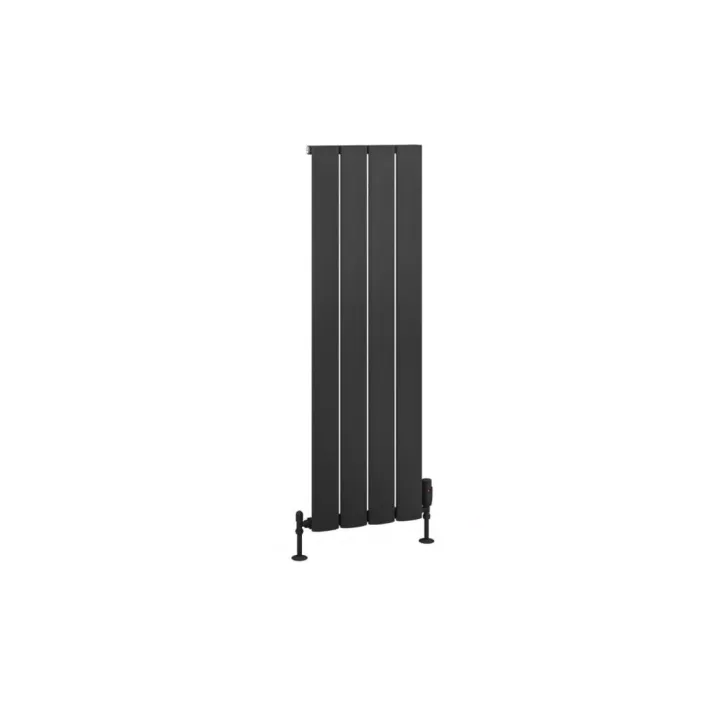 Eastbrook Malmesbury 1200 x 375 Aluminium Radiator Matt Anthracite