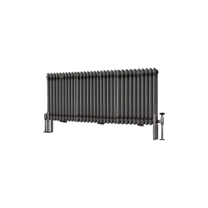 Eastbrook Imperia 3 Column Radiator 600 x 1460mm Bare Metal