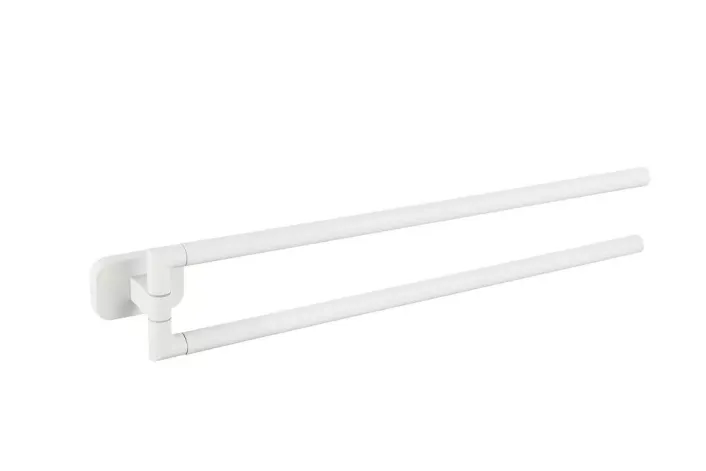 Eastbrook Asti Double Split Towel Holder - Matt White