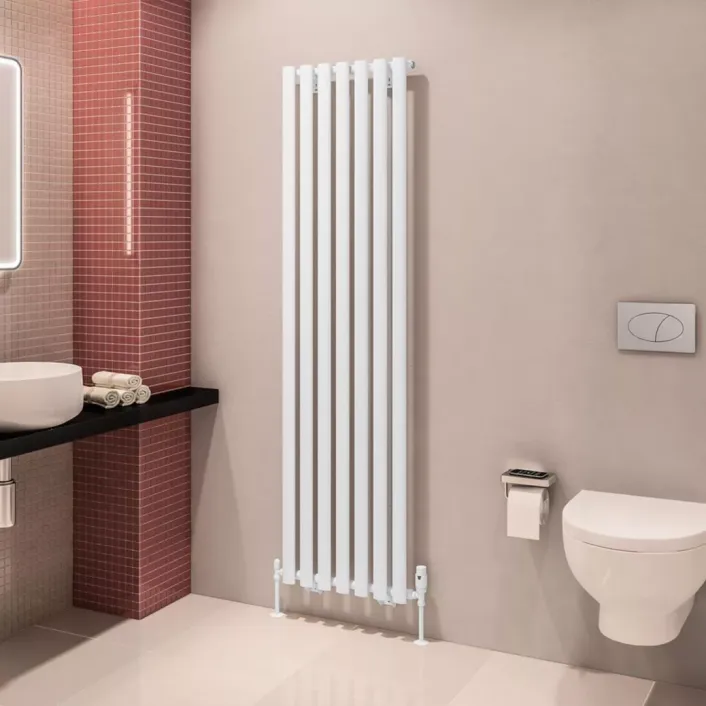 Eastbrook Tunstall 1800 x 490 Radiator Matt White