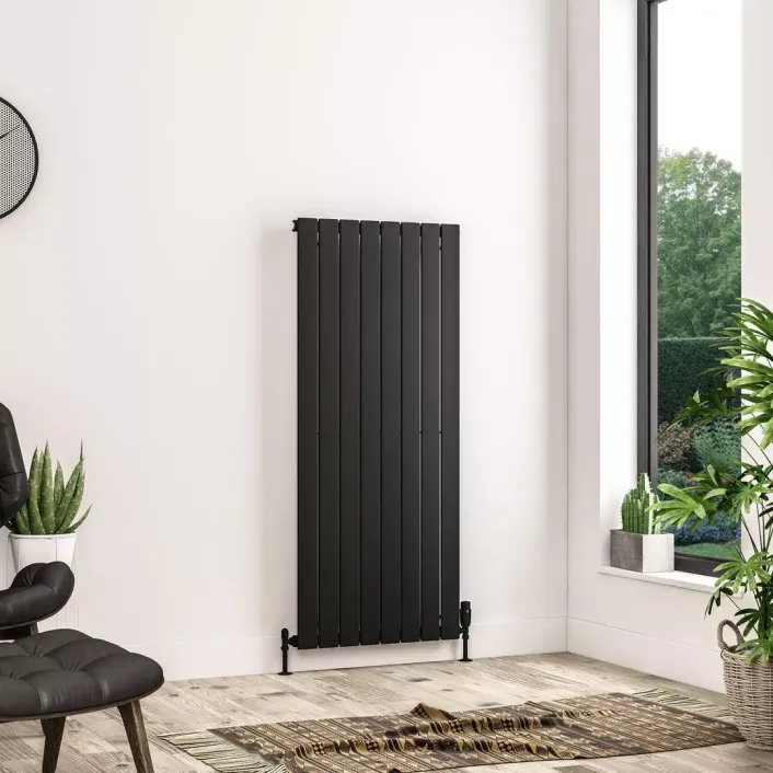 Eastbrook Addington II Radiator 1400 x 596 Type10 Matt Black