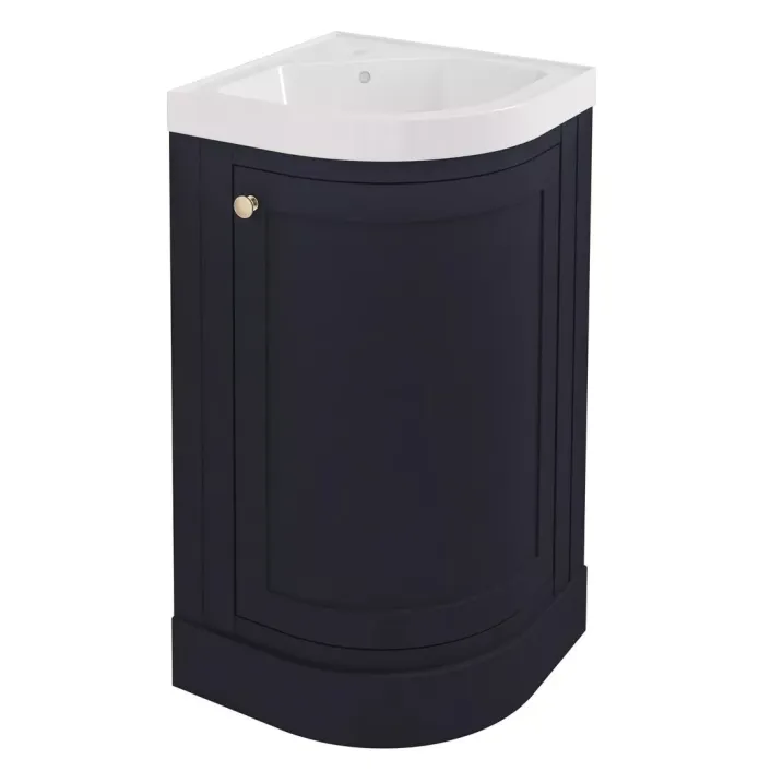 Eastbrook Hardwick 43CM 1 Door Corner Basin Vanity Unit - Anthracite