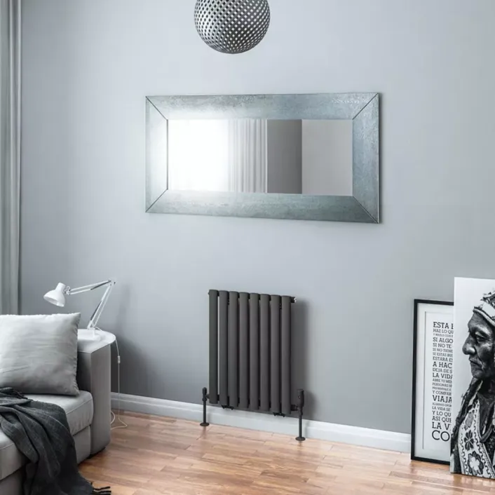 Eastbrook Tunstall 600 x 471 Radiator Matt Anthracite