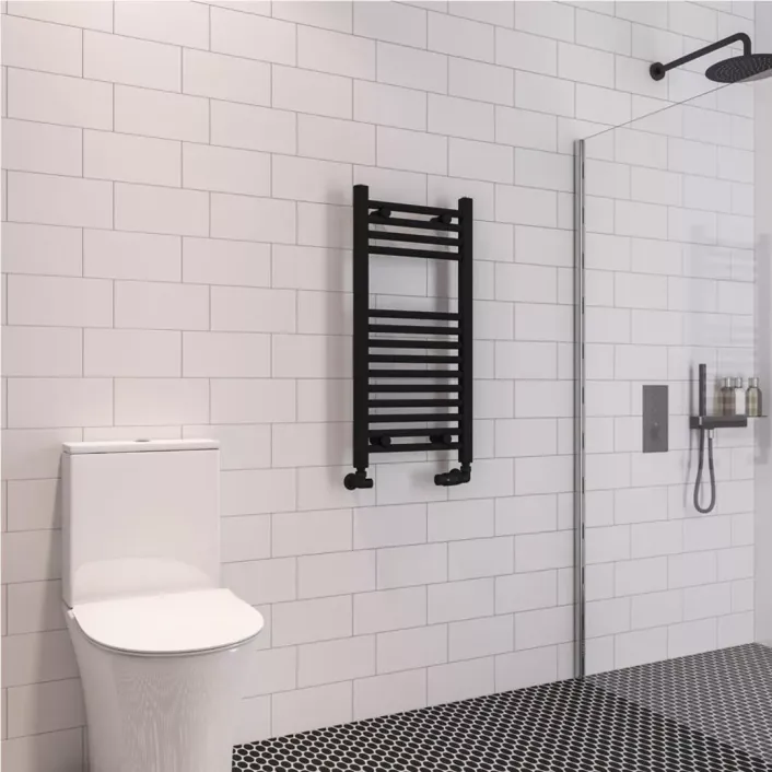 Eastbrook Wingrave 800 x 400 Straight Multirail Matt Black