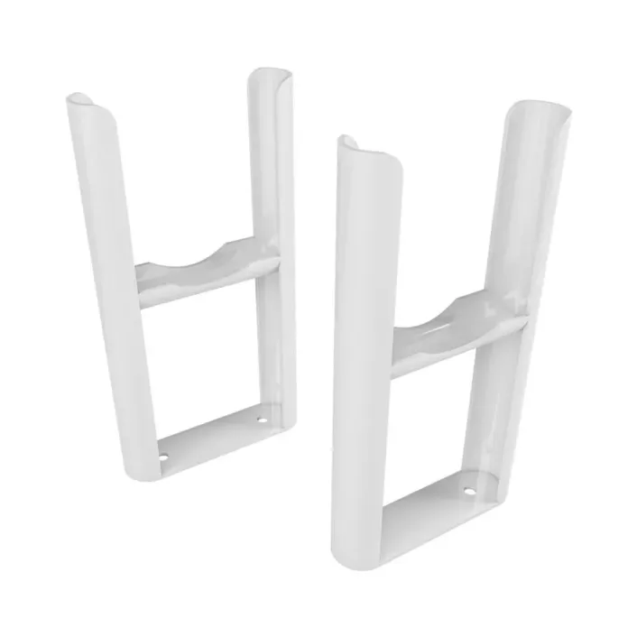 Eastbrook Rivassa 3 Column Radiator Feet (Pair) Gloss White