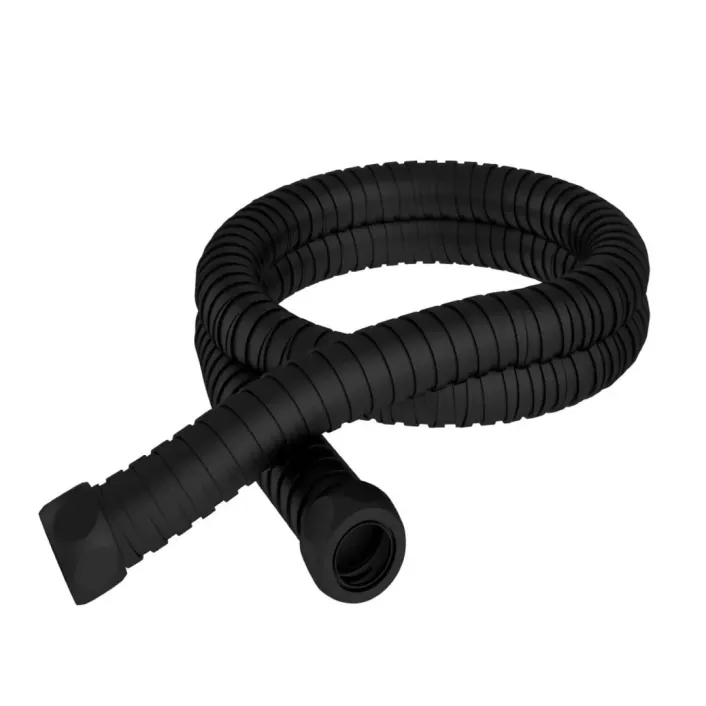 Eastbrook 1.5m Flexible Modern Shower Hose - 8mm Bore - Matt Black
