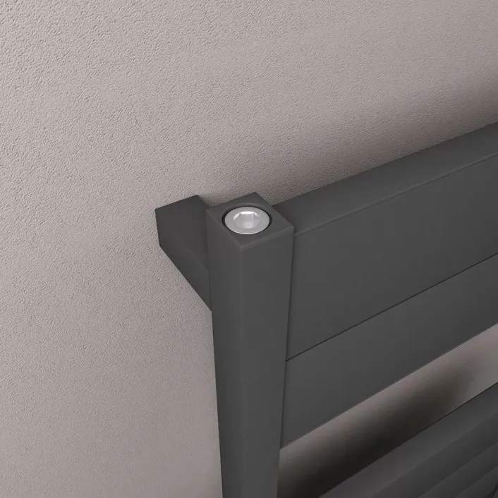 Eastbrook Kingswood Slimline 1820 x 500 Aluminium Towel Rail Matt Anthracite