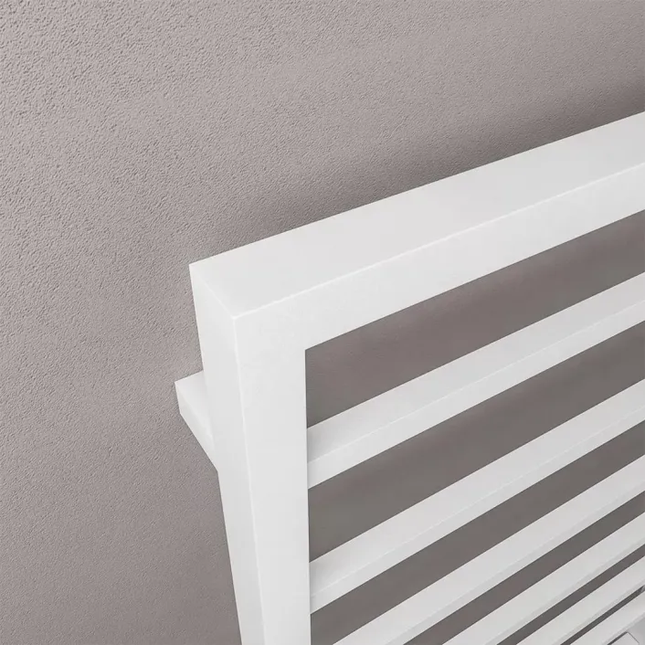 Eastbrook Ryton 1200 x 600mm. Towel Rail Matt White
