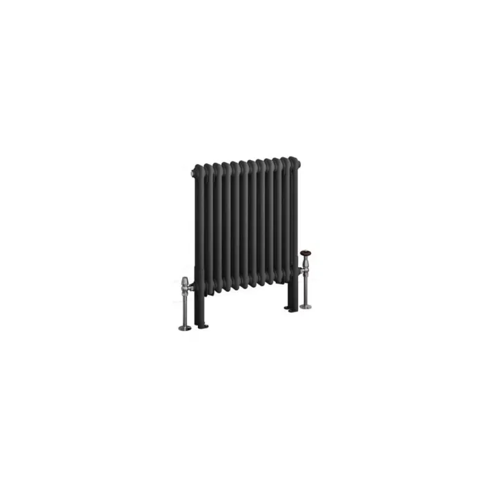 Eastbrook Imperia 2 Column Radiator 600 x 560mm Matt Anthracite