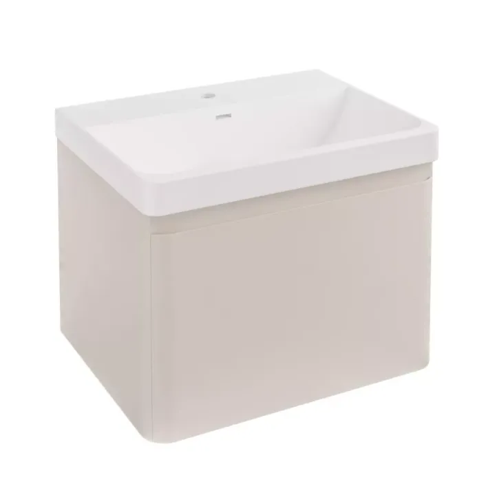 Eastbrook Grovely 60cm Wall Hung Unit 1 Drawer Cashmere