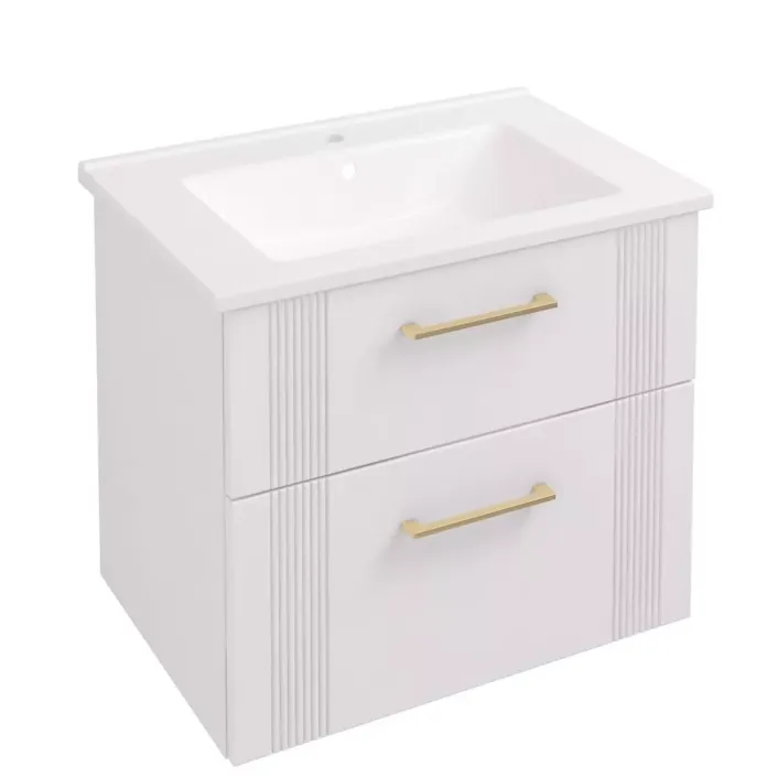 Eastbrook Cranham 60 Wall Hung Vanity Unit Matt White