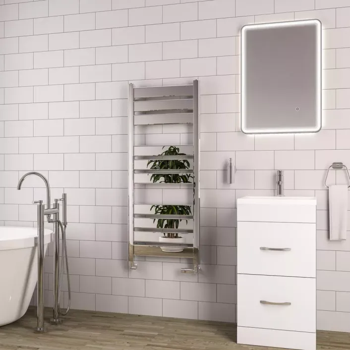 Eastbrook Santero 1200 x 500mm Towel Rail Chrome