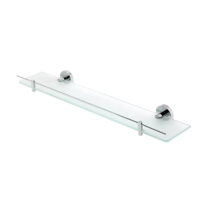 Eastbrook Genoa Glass Shelf - Chrome