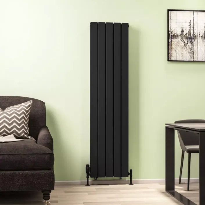 Eastbrook Warrington 1500 x 380 Radiator Type20 Matt Black
