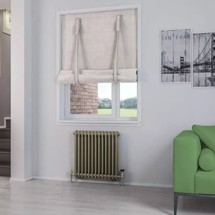 Eastbrook Rivassa 2 Column Radiator 600 x 608mm Bronze Effect