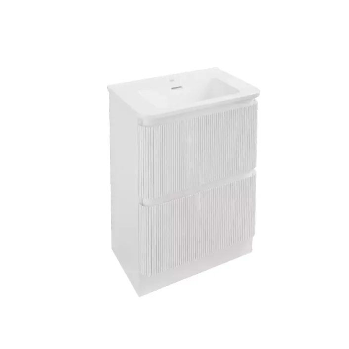 Eastbrook Belice 60cm Floorstanding Drawer Vanity Unit - High Gloss White