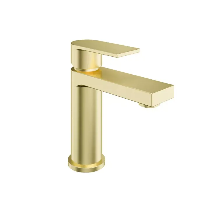 Eastbrook Westbury Basin Tap with Waste - Brushed Brass