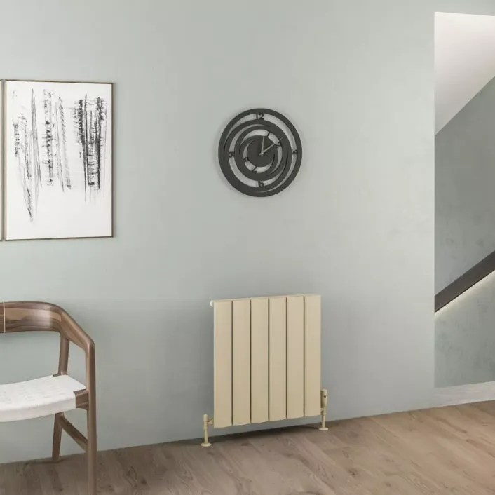 Eastbrook Malmesbury 600 x 565 Aluminium Radiator Matt Cappuccino