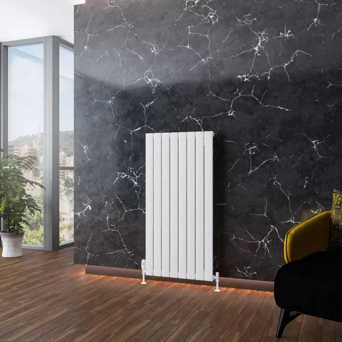 Eastbrook Addington Aluminium 1200 x 588 Radiator Type10 Gloss White
