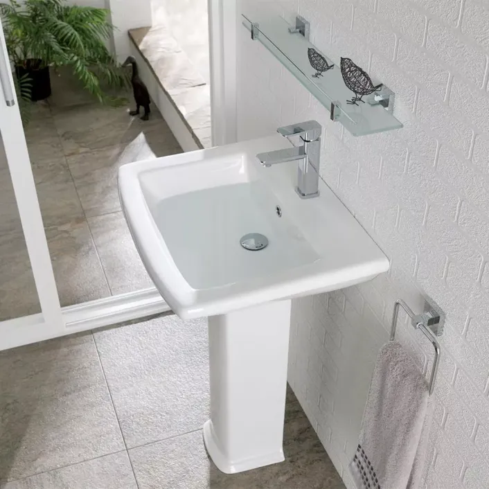 Eastbrook Cheltenham Semi Pedestal - White