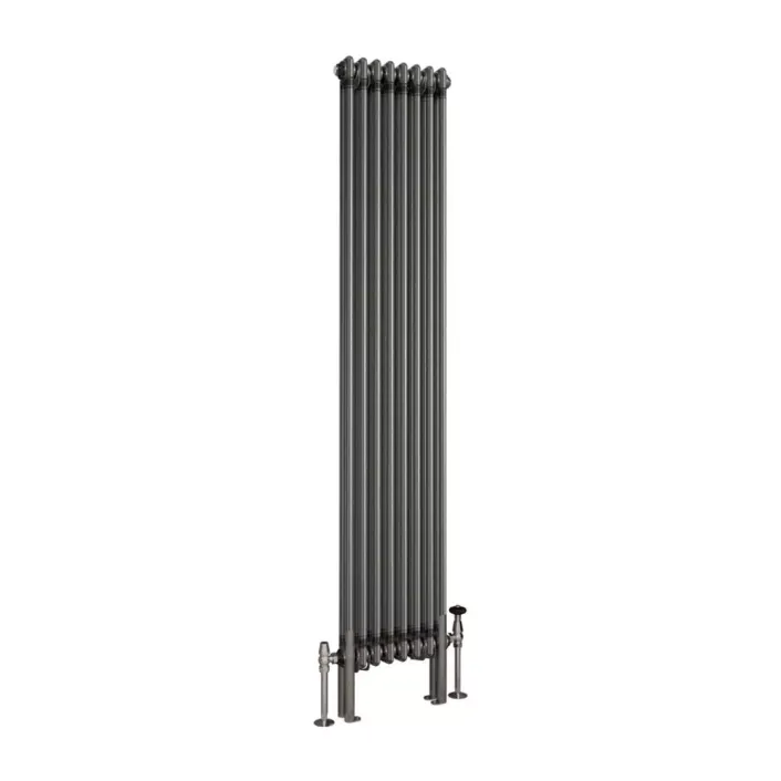 Eastbrook Imperia 2 Column Radiator 1800 x 380mm Bare Metal
