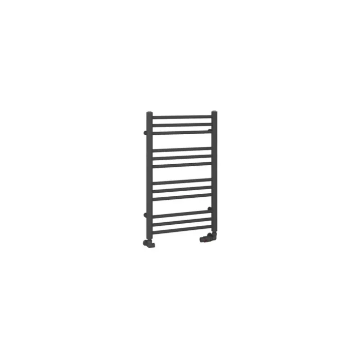Eastbrook Corinium Round 800 x 500 Towel Rail Matt Anthracite