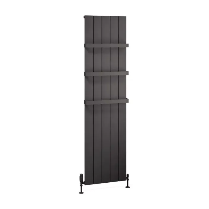 Eastbrook Charlton 1800 x 470 Aluminium Radiator Matt Anthracite