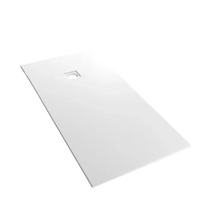 Eastbrook Crossland 1600 x 900mm Rectangular Shower Tray with Slate Finish - White