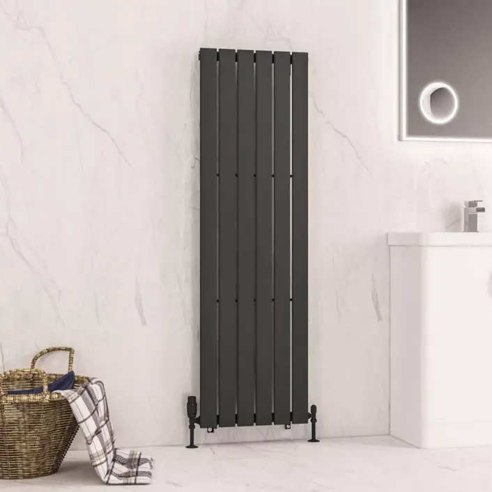 Eastbrook Warrington 1500 x 452 Radiator Type10 Matt Anthracite