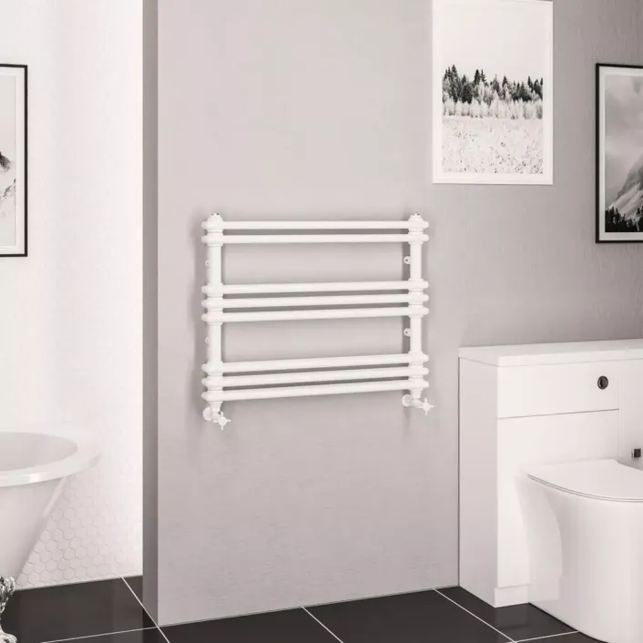 Eastbrook Imperia 2 Column Multirail 612 x 800mm Gloss White