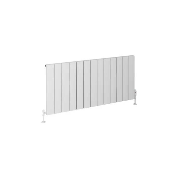 Eastbrook Rosano 600 x 1230 Aluminium Radiator Matt White