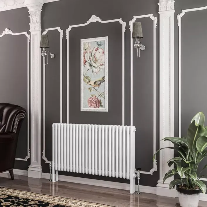 Eastbrook Imperia 3 Column Radiator 600 x 1145mm Gloss White