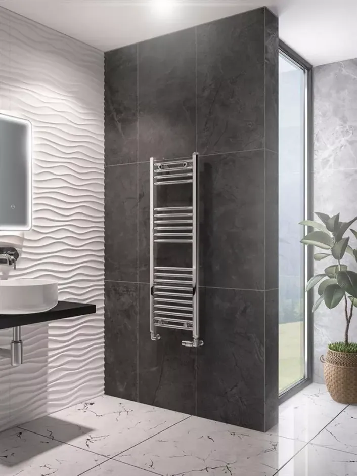 Eastbrook Wingrave 1200 x 400 Straight Multirail Chrome