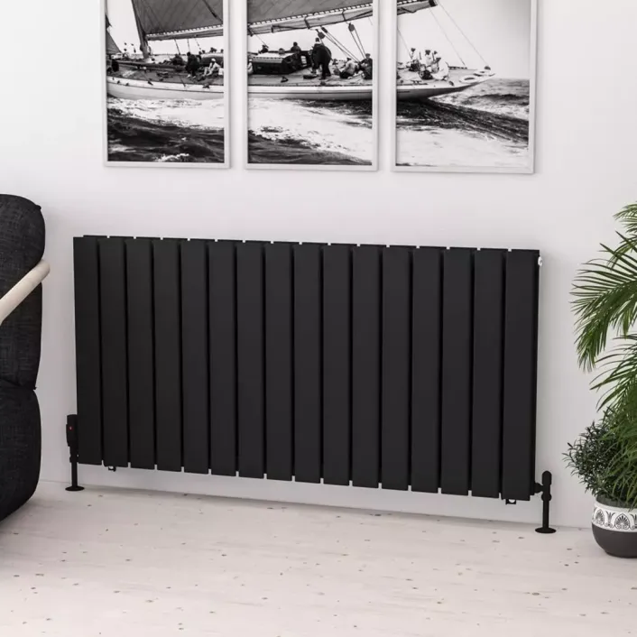 Eastbrook Warrington 600 x 1216 Radiator Type20 Matt Black