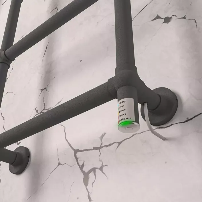 Eastbrook Kennet Dry Element Towel Rail 700 x 500 Matt Anthracite