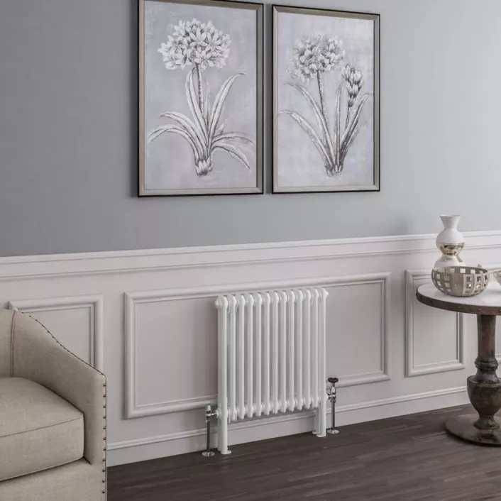 Eastbrook Imperia 2 Column Radiator 600 x 605mm Gloss White