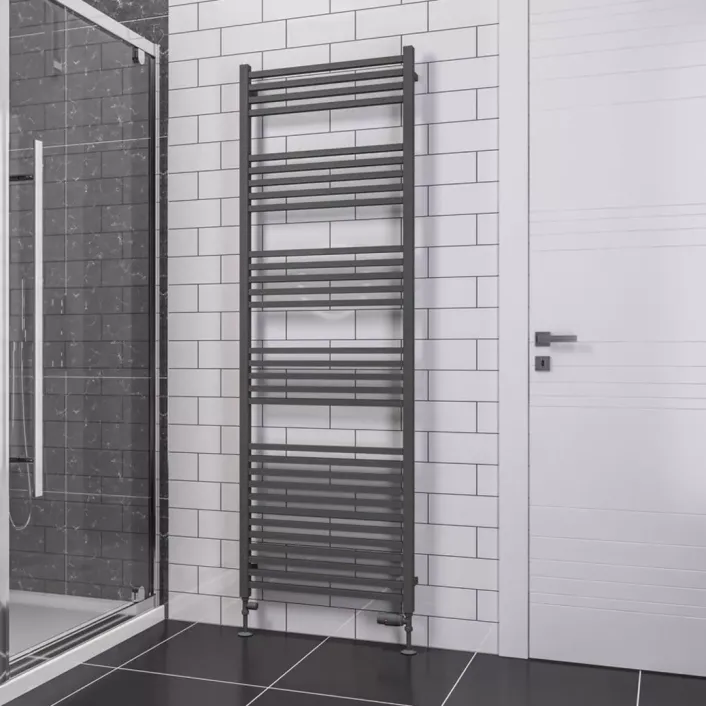 Eastbrook Tuscan Square Multirail 1800 x 600 Matt Anthracite